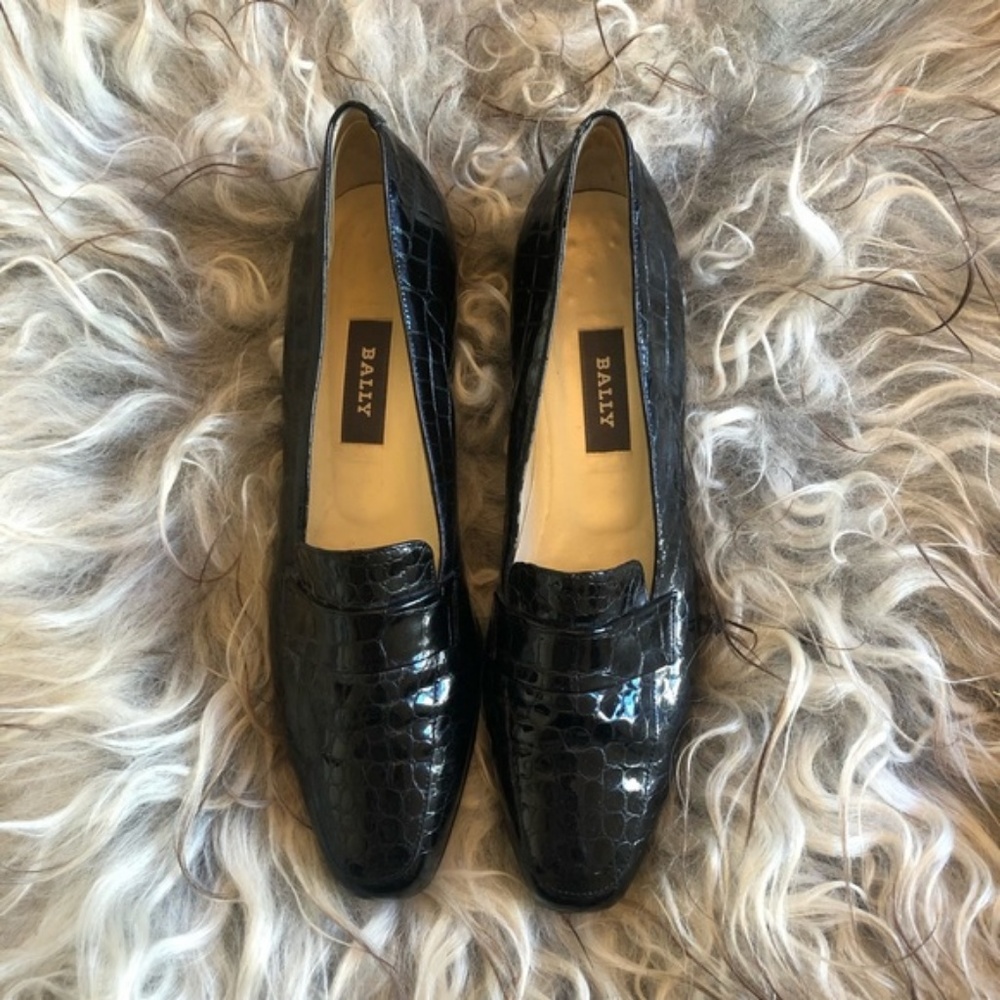 Bally Croc "Addie" Loafer
